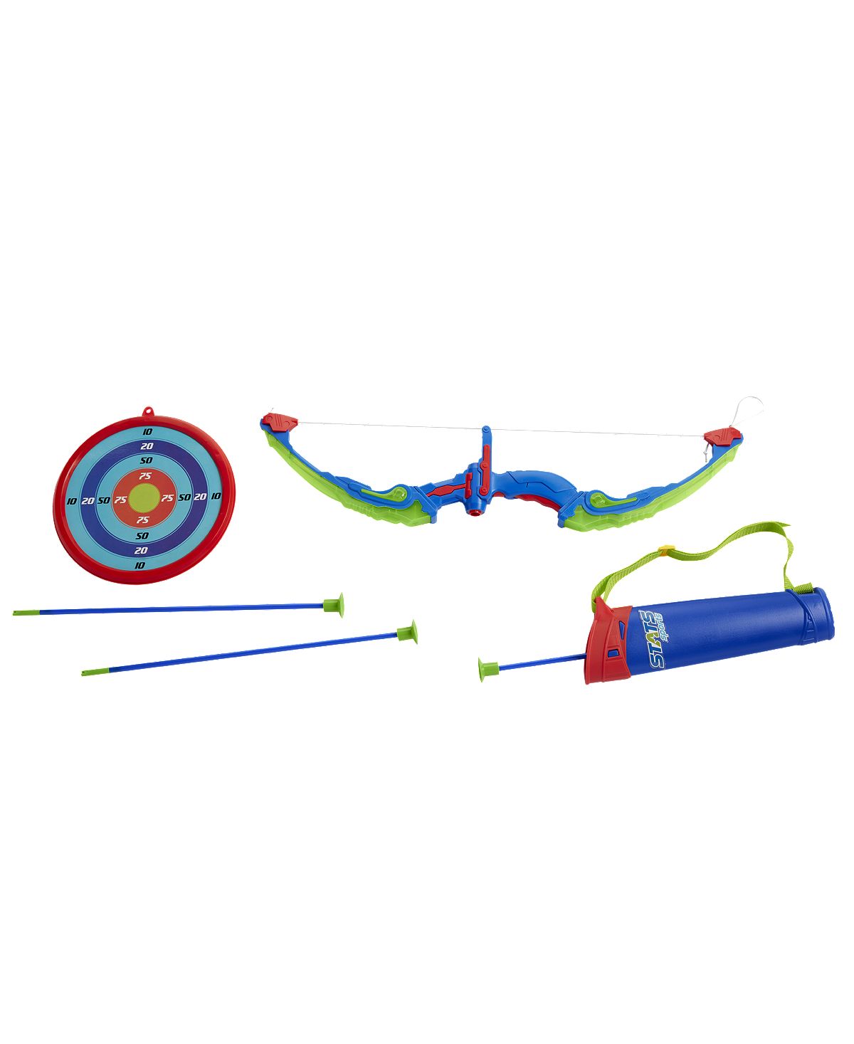 Stats Illuminated Archery Set for Kids with Target and Suction Cup Arrows