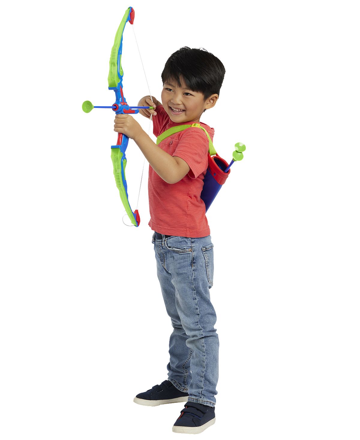 Stats Illuminated Archery Set for Kids with Target and Suction Cup Arrows