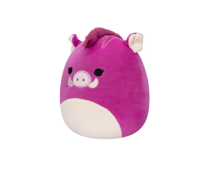 Squishmallows 8 inch Jenna the Purple Boar Plush - Cuddly Stuffed Animal