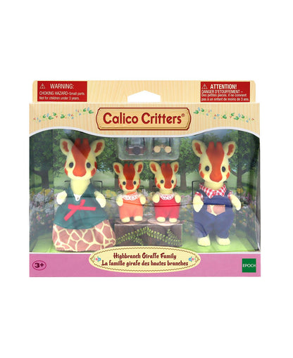 Calico Critters Highbranch Giraffe Family - Collectable Doll Figures Set of 4