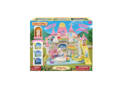 Calico Critters Sunny Castle Nursery Playset with Flora Rabbit Baby