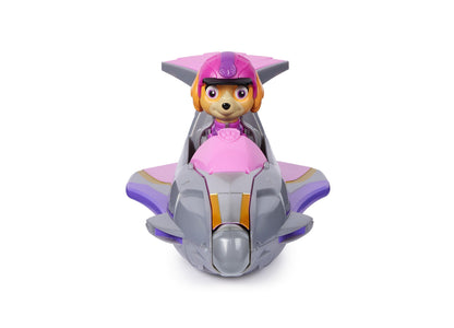 Paw Patrol Jungle Pups, Skye Falcon Vehicle, Toy Jet with Collectible Action Figure