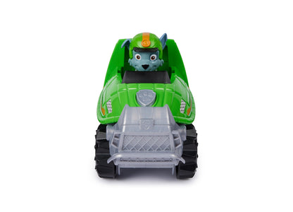 Paw Patrol Jungle Pups, Rocky Snapping Turtle Vehicle, Toy Truck with Collectible Action Figure