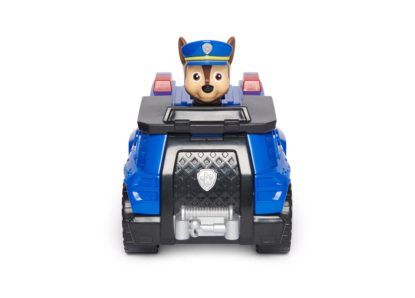 Paw Patrol, Chase's Patrol Cruiser, Toy Car with Collectible Action Figure, Minded Kids Toys for Boys Girls Ages 3 and Up