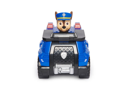 Paw Patrol, Chase's Patrol Cruiser, Toy Car with Collectible Action Figure, Minded Kids Toys for Boys Girls Ages 3 and Up