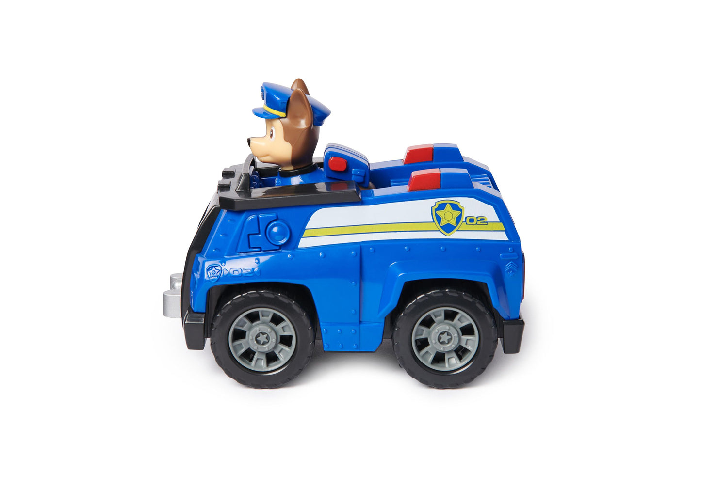 Paw Patrol, Chase's Patrol Cruiser, Toy Car with Collectible Action Figure, Minded Kids Toys for Boys Girls Ages 3 and Up