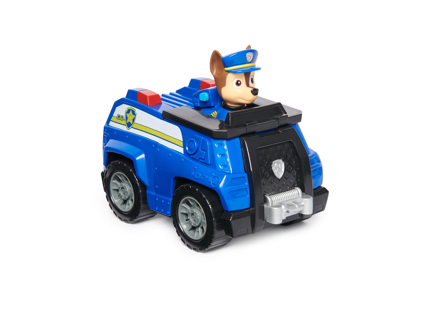 Paw Patrol, Chase's Patrol Cruiser, Toy Car with Collectible Action Figure, Minded Kids Toys for Boys Girls Ages 3 and Up