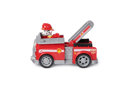 Paw Patrol, Marshall's Firetruck, Toy Truck with Collectible Action Figure, Minded Kids Toys for Boys Girls Ages 3 and Up