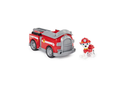 Paw Patrol, Marshall's Firetruck, Toy Truck with Collectible Action Figure, Minded Kids Toys for Boys Girls Ages 3 and Up