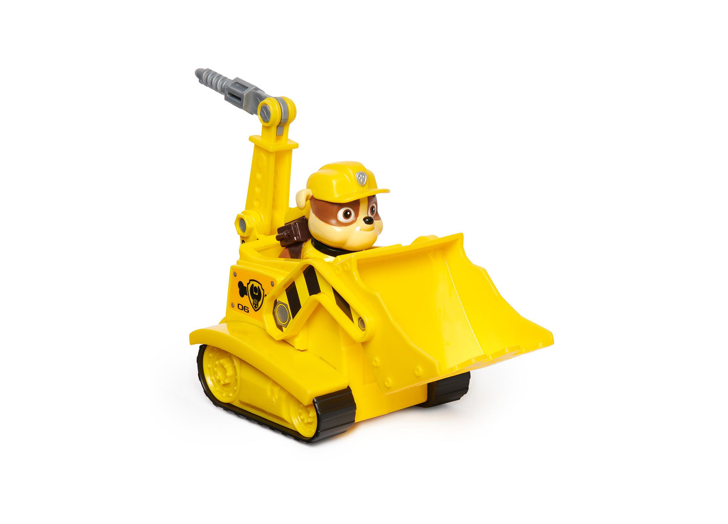 Paw Patrol, Rubble's Bulldozer, Toy Vehicle with Collectible Action Figure, Minded Kids Toys for Boys Girls Ages 3 and Up