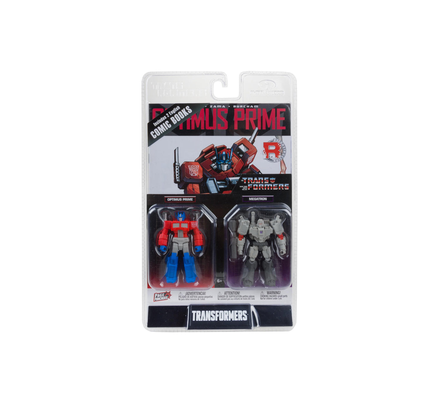 Transformers 3-Inch Dual Pack with Comics: Optimus Prime vs. Megatron