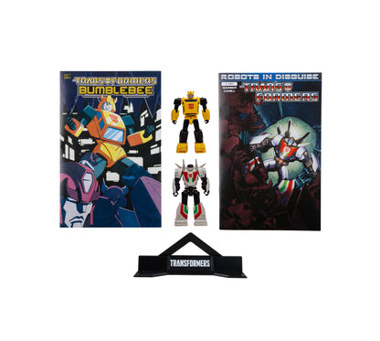 Transformers Page Punchers Bumblebee and Wheeljack Action Figures