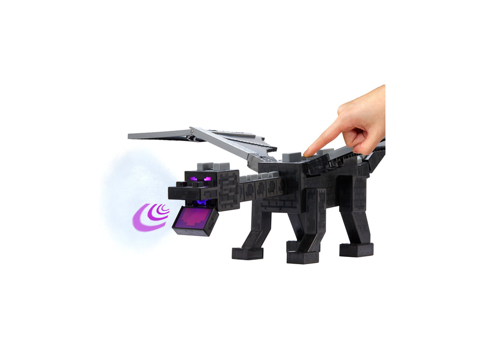 Minecraft Ender Dragon Adventure Set with Lights, Sound, and Mist