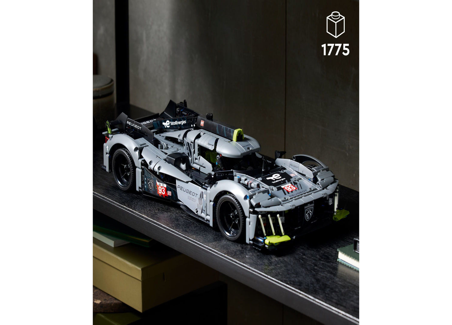 LEGO Technic PEUGEOT 9X8 Le Mans Hybrid Hypercar 1775-Piece Model Kit