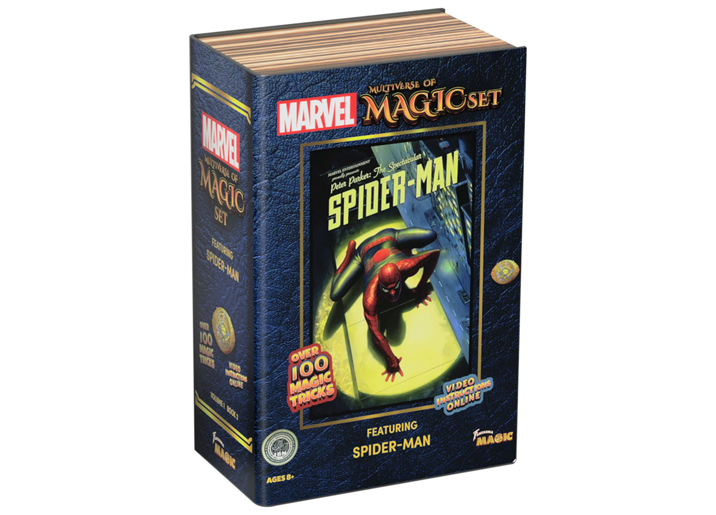 Marvel Spider-Man Magic Comic Book Set - Over 100 Tricks, Vol. 1 & 2