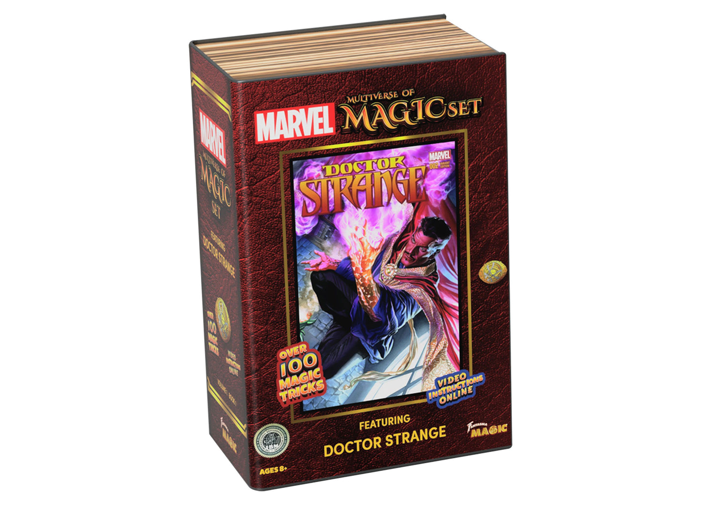 Fantasma Marvel Dr. Strange Magic Comic Book Set, Over 100 Magic Tricks