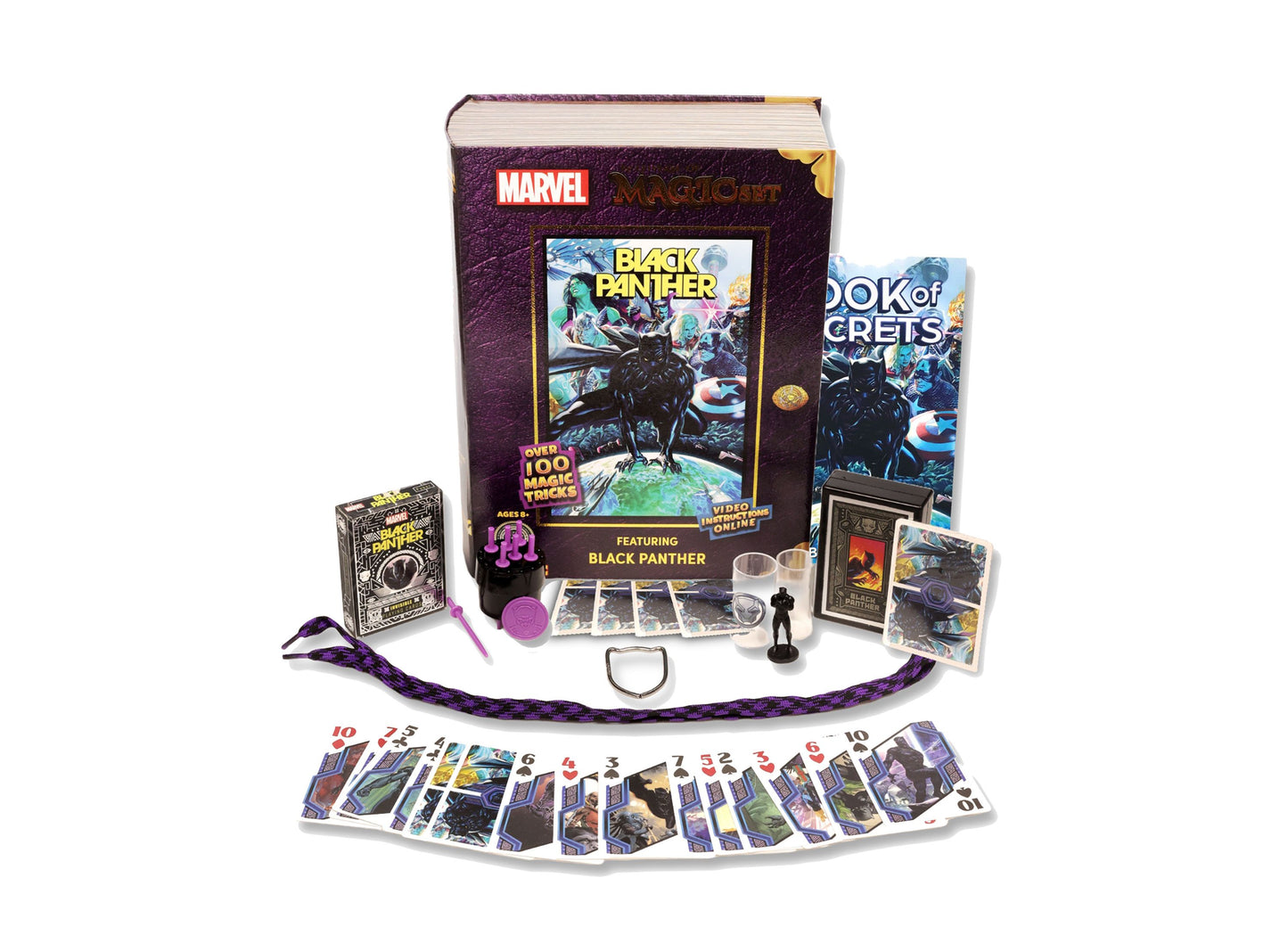 Fantasma Marvel Magic Comic Book Set Black Panther, Over 100 Tricks