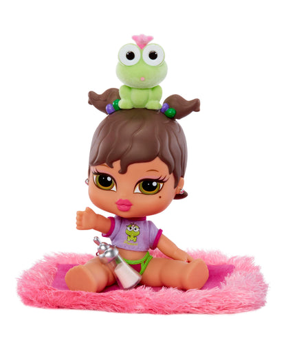 Bratz Babyz Yasmin Collectible Fashion Doll with Accessories and Pet Frog