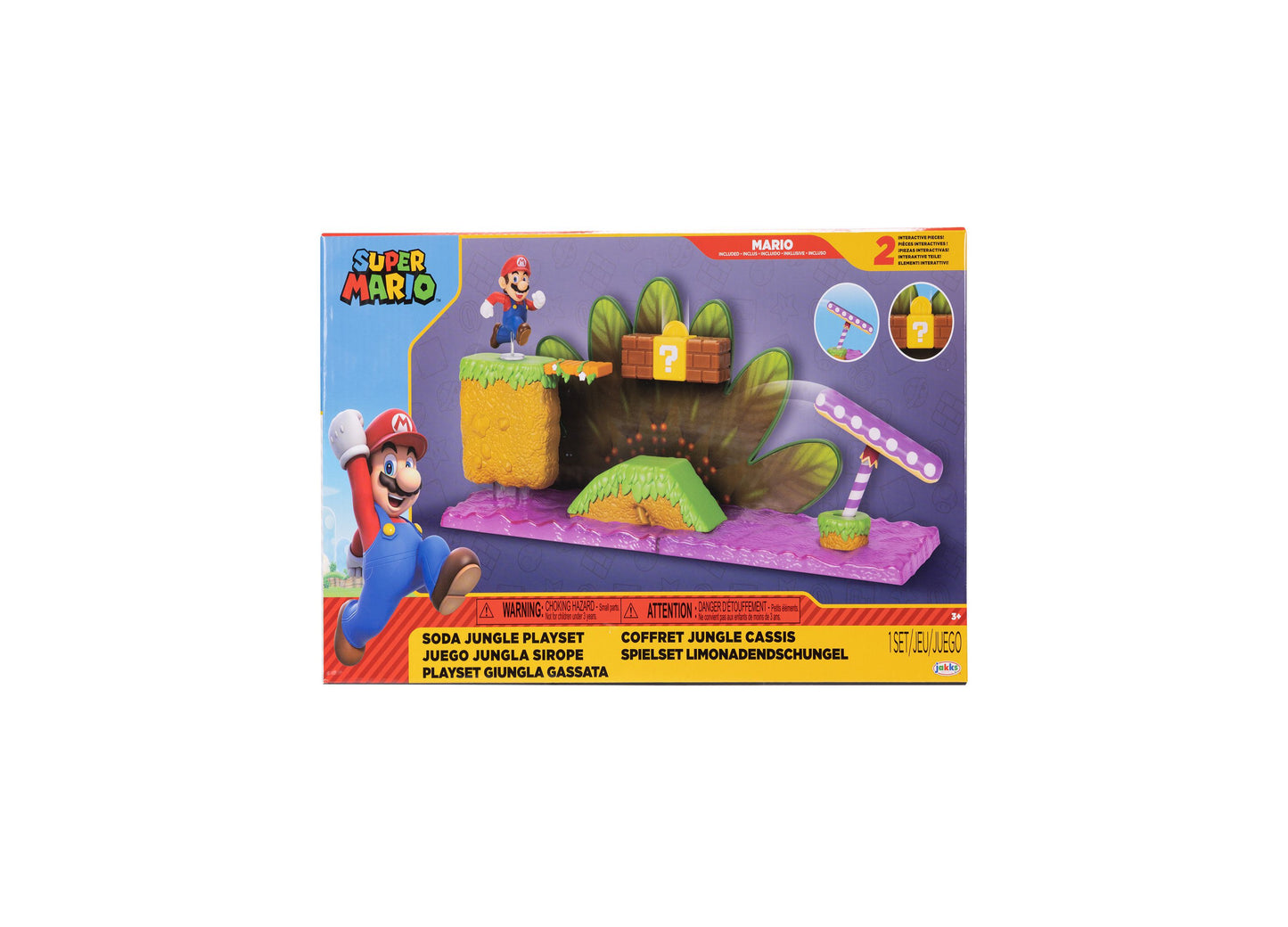 Super Mario Nintendo Soda Jungle Adventure Playset