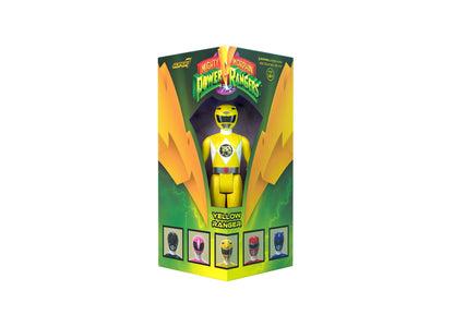 Power Rangers Reaction 3.75 inch Yellow Ranger Figure - SDCC 2023 Edition