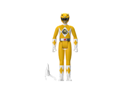 Power Rangers Reaction 3.75 inch Yellow Ranger Figure - SDCC 2023 Edition