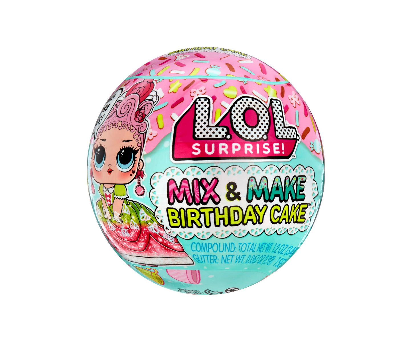 LOL Surprise! Mix & Make Birthday Cake Tot - Neon Q.T.