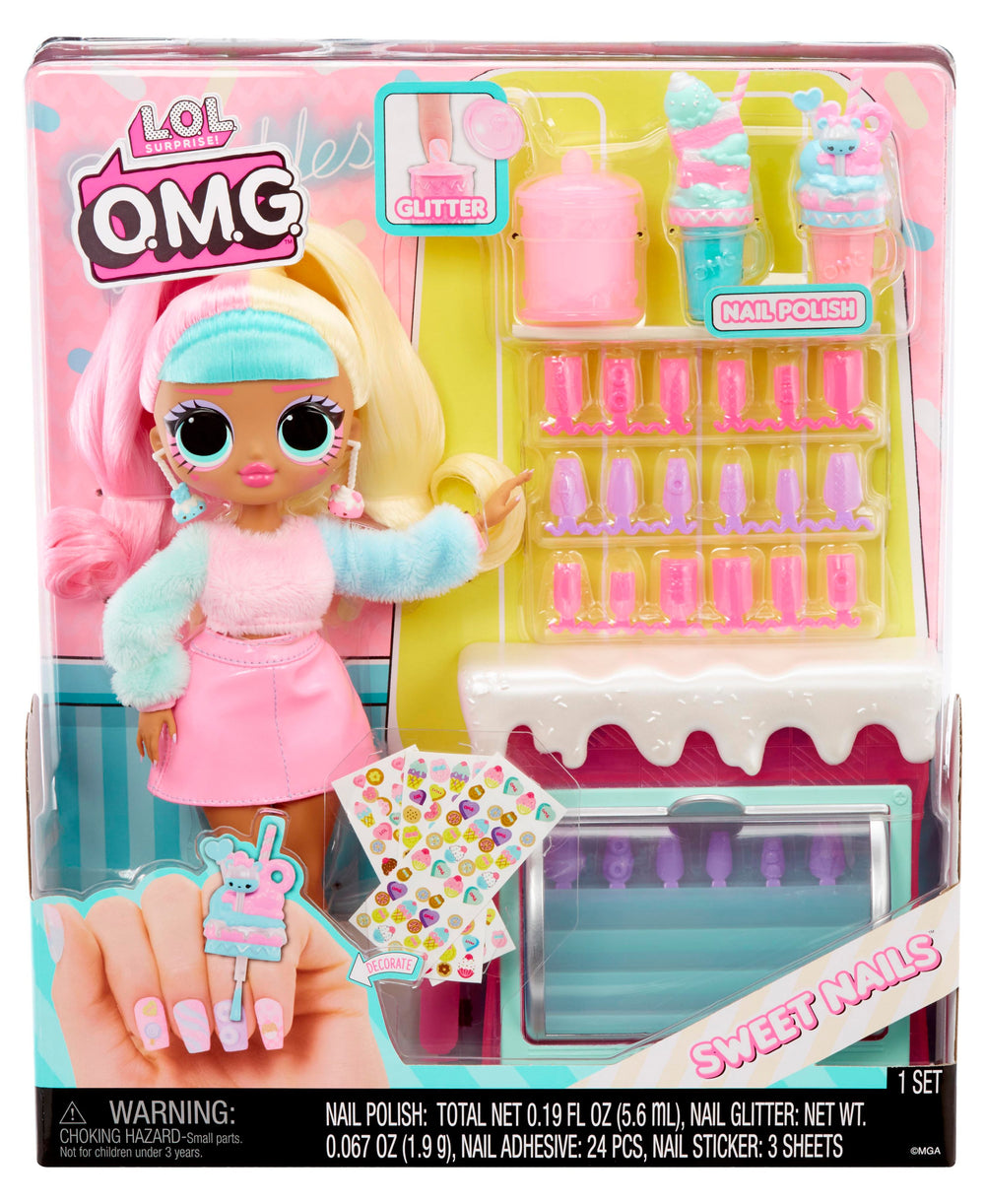 LOL Surprise! OMG Sweet Nails - Candylicious Sprinkles Shop with Fashion Doll