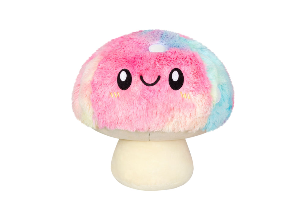 Squishable 9 Inch Tie Dye Mushroom Plush - Psychedelic Colors