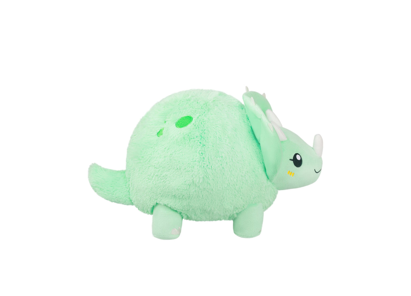 Cuddly Jurassic Giant: SQUISH TRICERATOPS Plush Toy