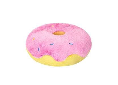 Squishable 16 Inch Plush Pink Donut - Cuddly Polyester Toy