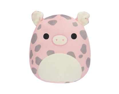 Squishmallow Official Farm Squad 12 inch Aquitaine Pig Plush - Pink with Gray Spots