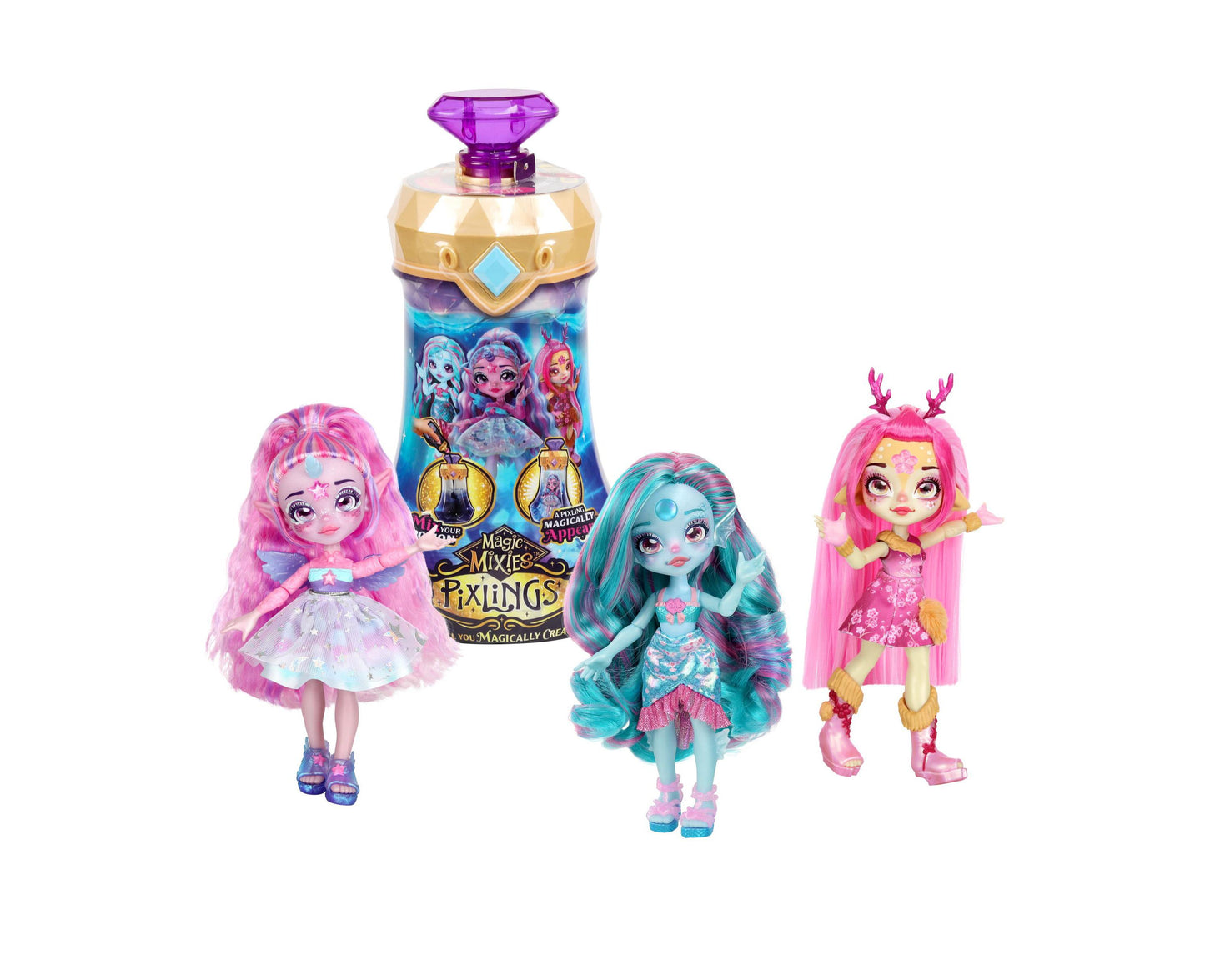 Magic Mixies Pixling Doll S1 Wave1 - Enchanted Multicolor