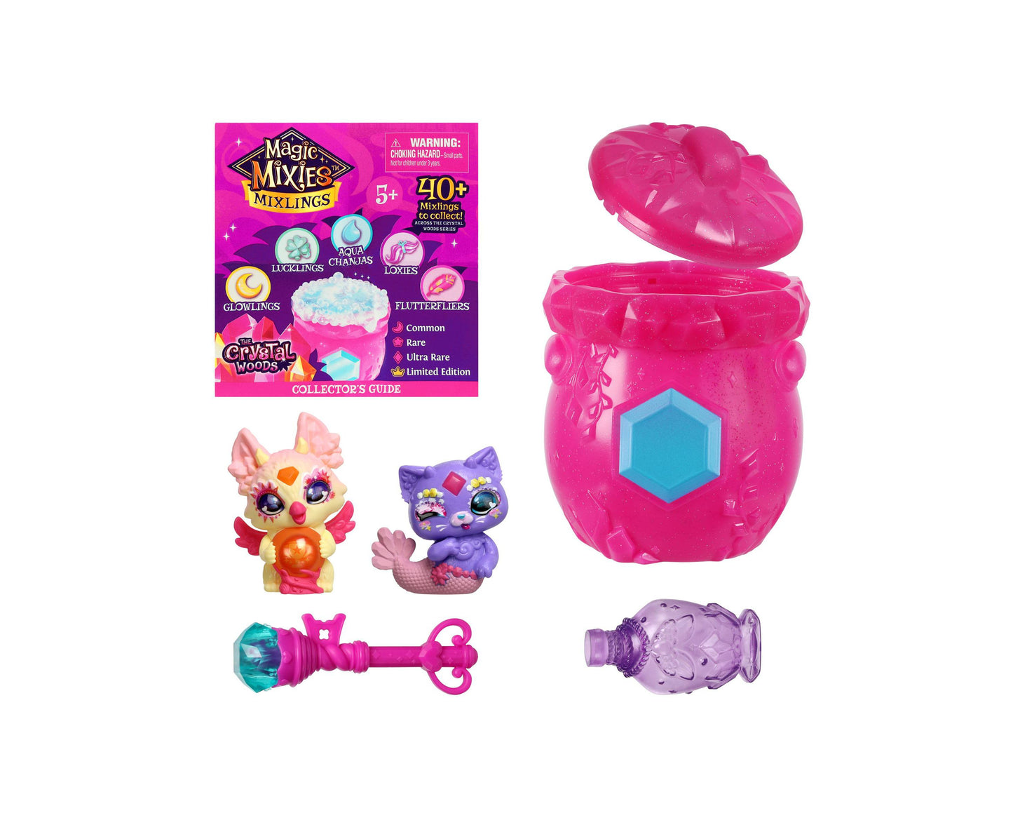 Magic Mixies Mixlings Fizz & Reveal S3 Blind Bag Cauldron Set (Colors/Styles May Vary)