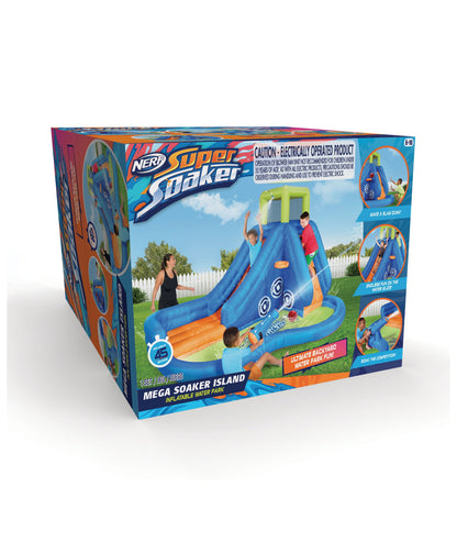 NERF Super Soaker Mega Soaker Island - Inflatable Water Playset