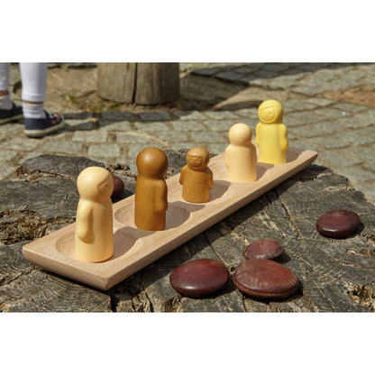 Yellow Door Little People Sensory Play Set ‚Äì 9 Stone Mix Figures