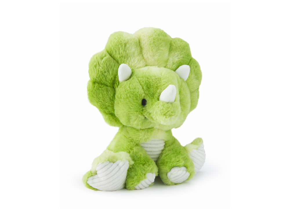 Geoffrey's Toy Box 9 inch Plush Triceratops - Green