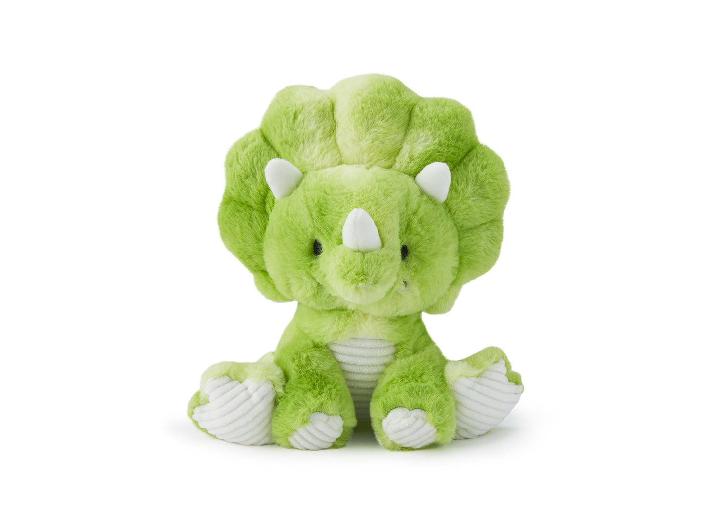 Geoffrey's Toy Box 9 inch Plush Triceratops - Green