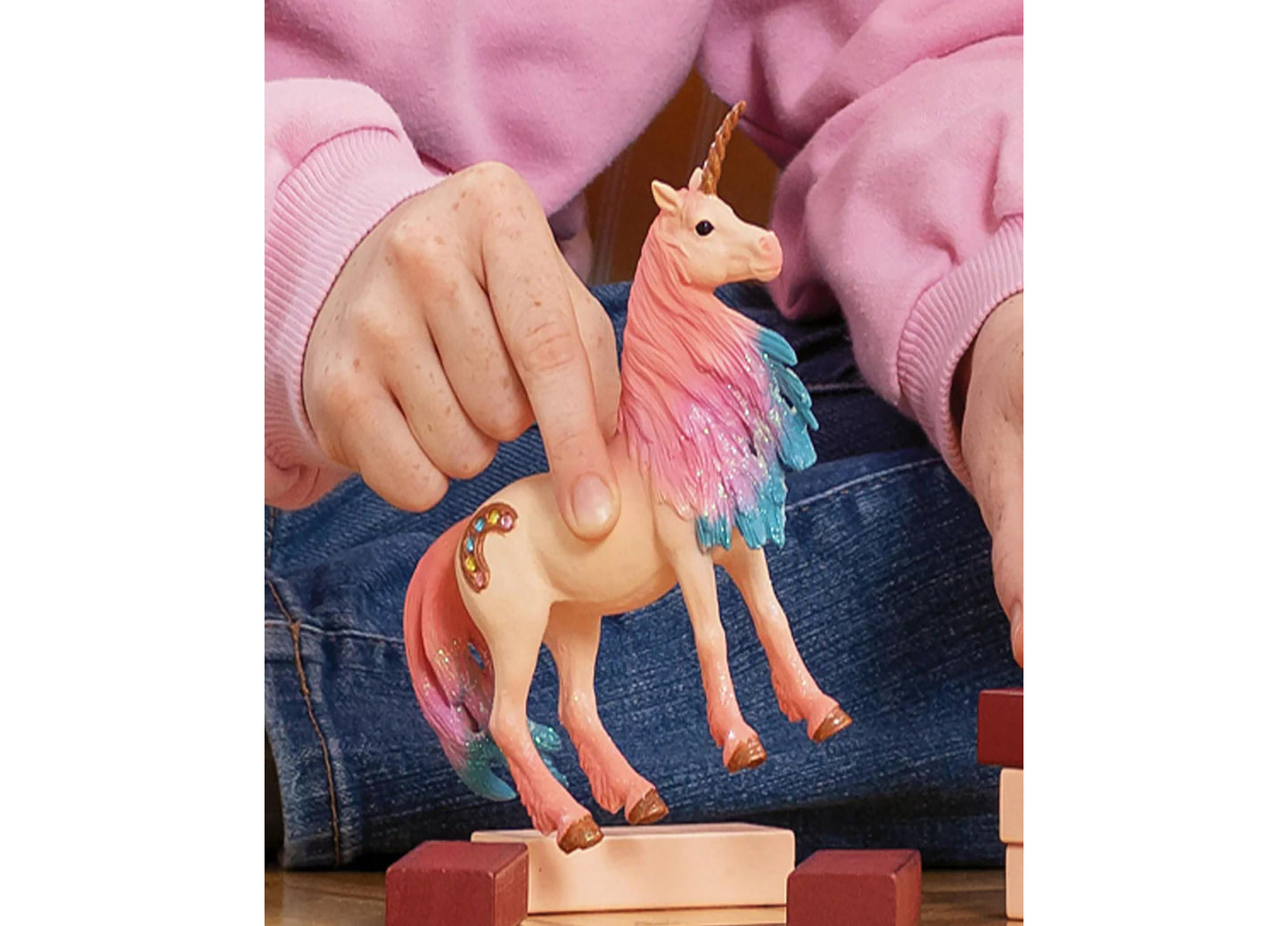 Schleich Bayala 7 inch Marshmallow Unicorn Mare - Magical Figurine