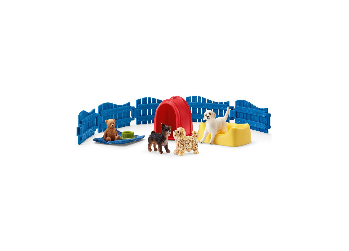 Schleich Farm World Puppy Pen Playset with Detailed Figurines