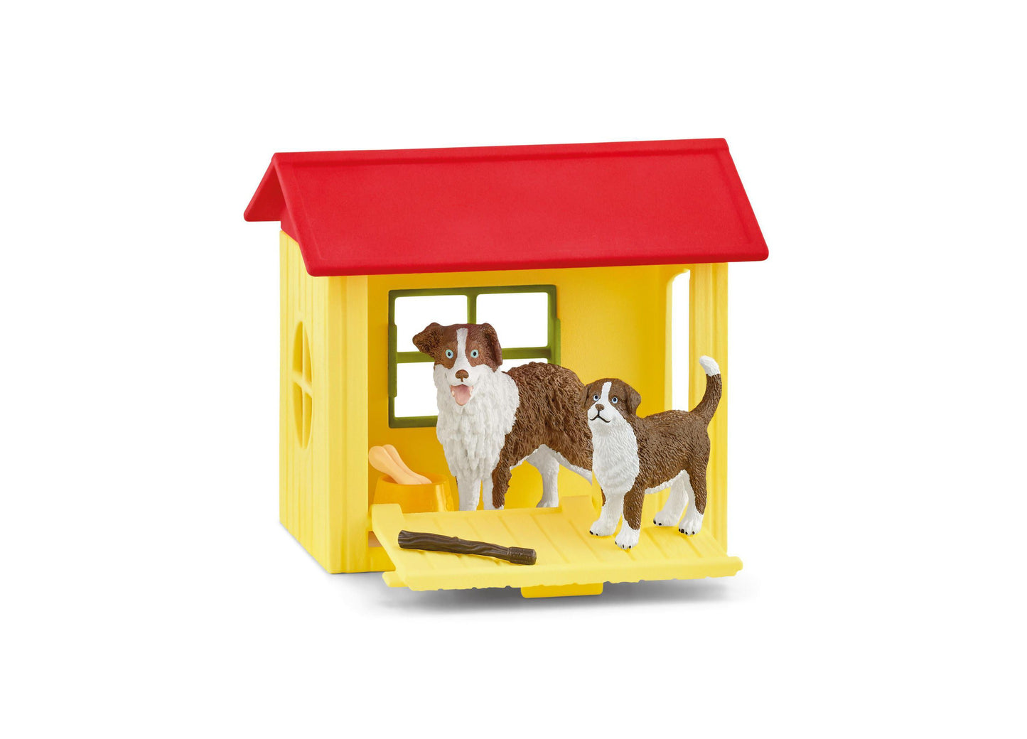 Schleich Farm World Australian Shepherd Dog House Playset, 9-Piece Set