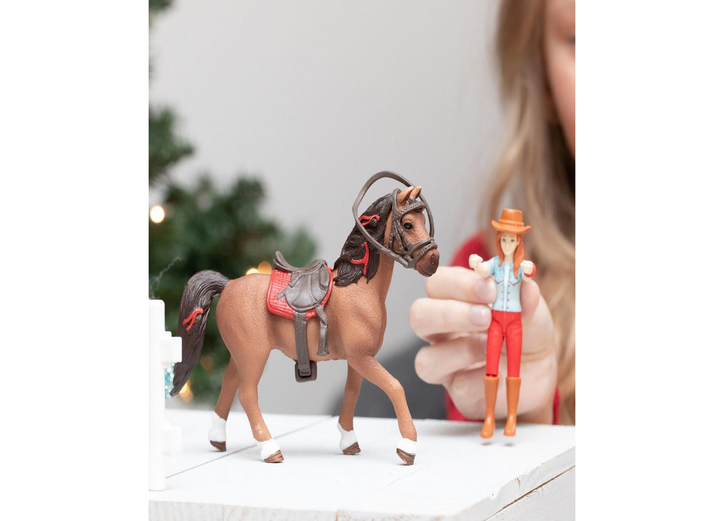 Schleich Horse Club: Hannah & Cayenne Horse & Rider Figurine Set