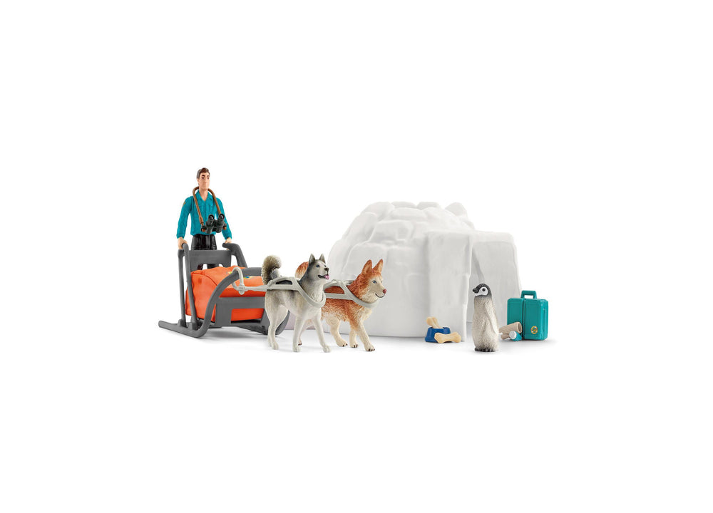 Schleich Wild Life: Antarctic Expedition 19-Piece Playset