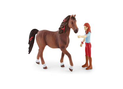 Schleich Horse Club: Hannah & Cayenne Horse & Rider Figurine Set