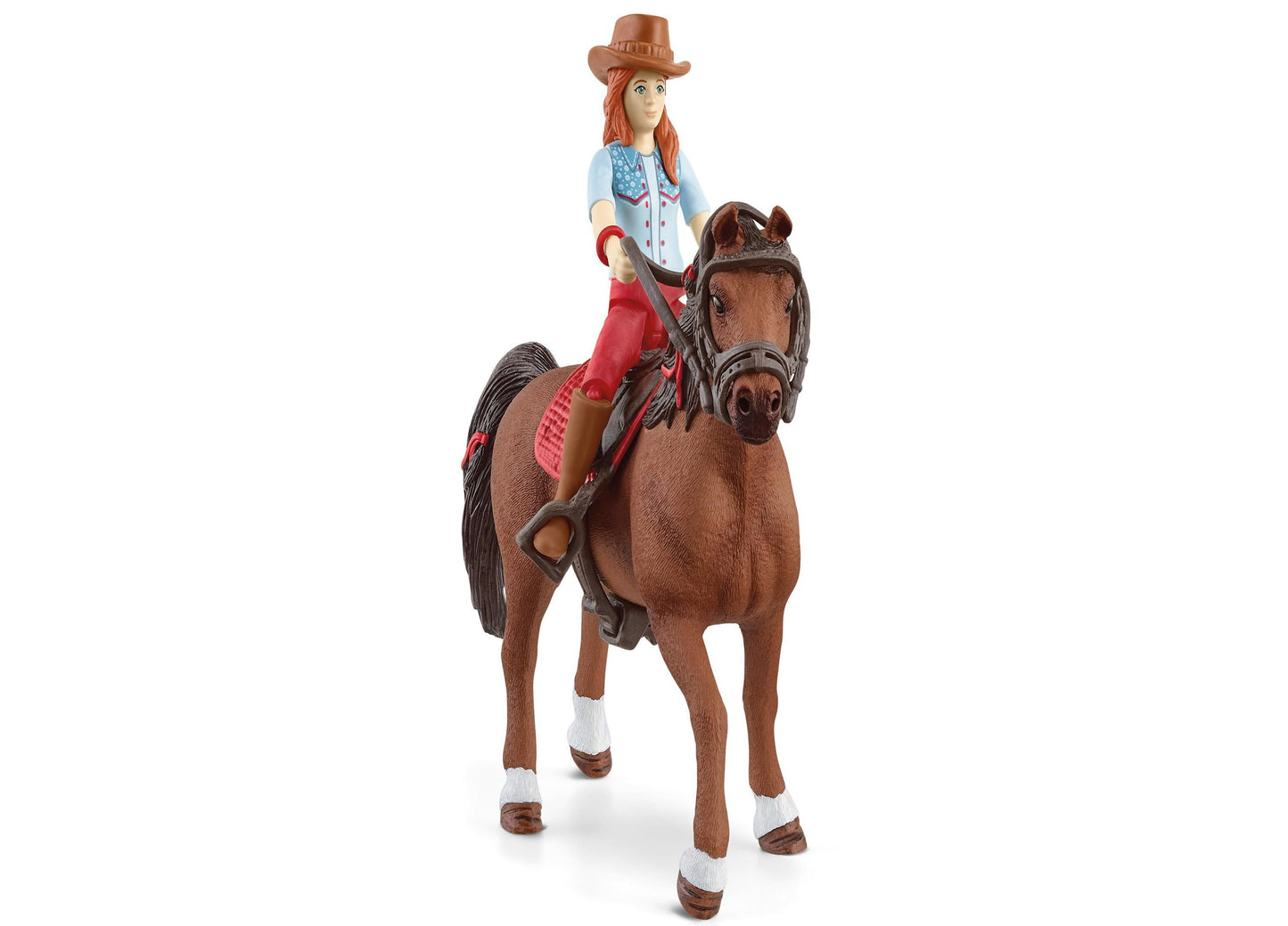 Schleich Horse Club: Hannah & Cayenne Horse & Rider Figurine Set