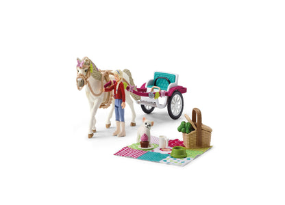 Schleich Horse Club: Big Horse Show 33-Piece Carriage Playset