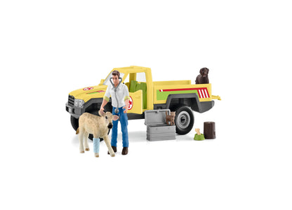 Schleich Farm World Veterinarian Visit to the Farm - 12 Piece Playset