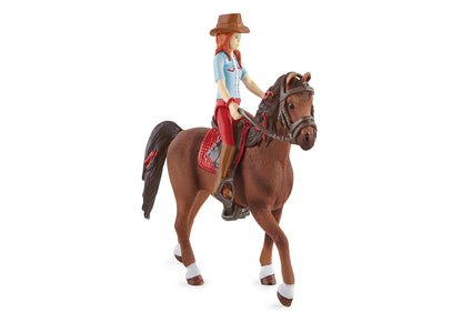 Schleich Horse Club: Hannah & Cayenne Horse & Rider Figurine Set