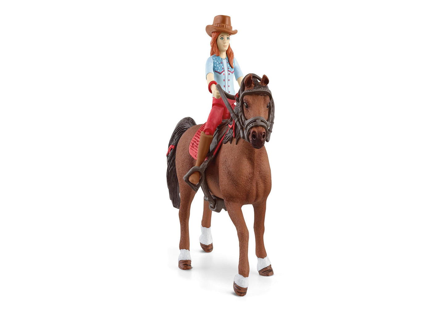 Schleich Horse Club: Hannah & Cayenne Horse & Rider Figurine Set