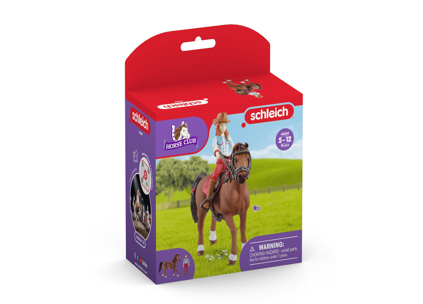 Schleich Horse Club: Hannah & Cayenne Horse & Rider Figurine Set