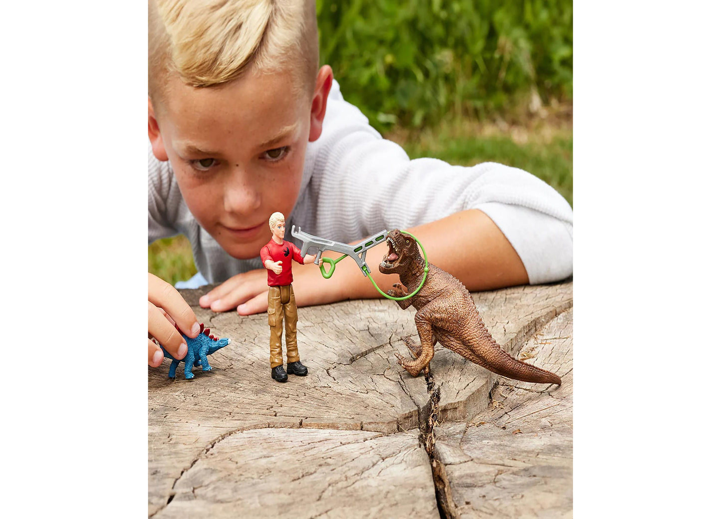 Schleich Dinosaurs: T-Rex Attack 5pc Dino Figurine Playset